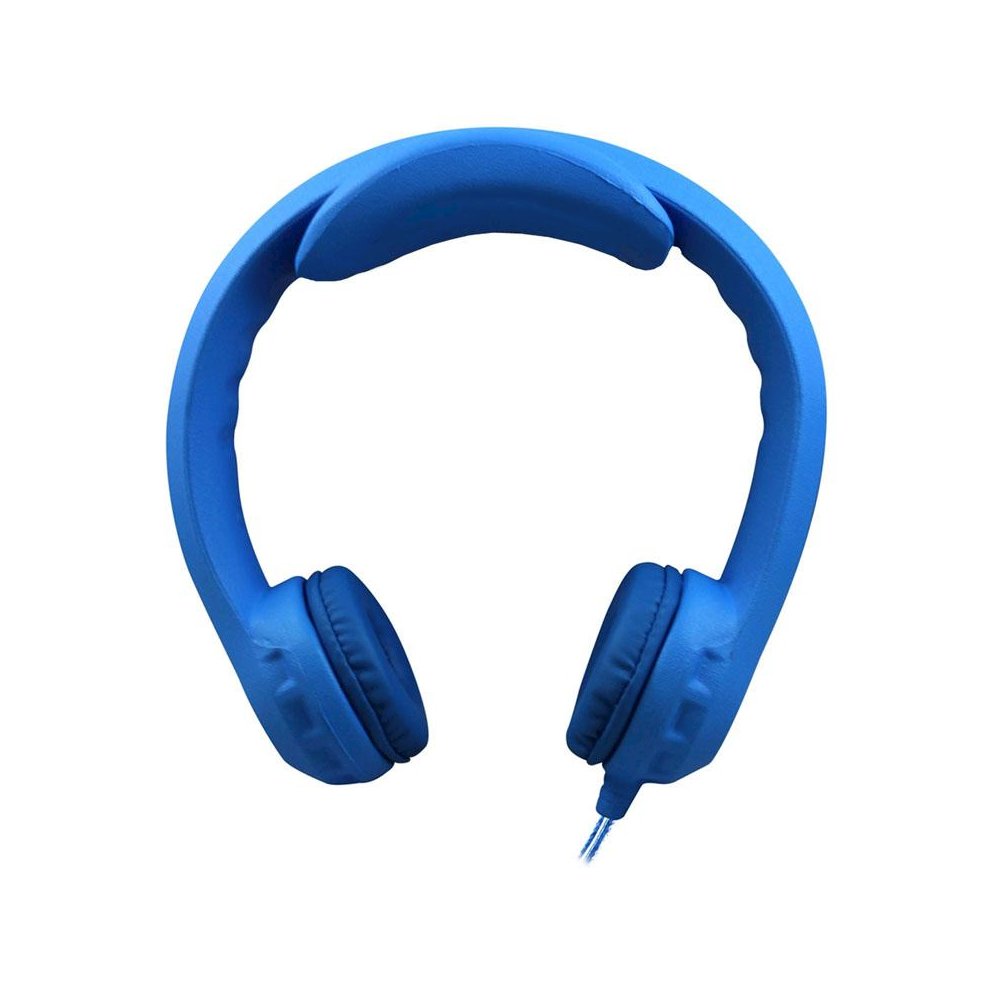 FLEX-PHONES INDESTRUCTIBLE BLU FOAM HEADPHONES. Picture 1