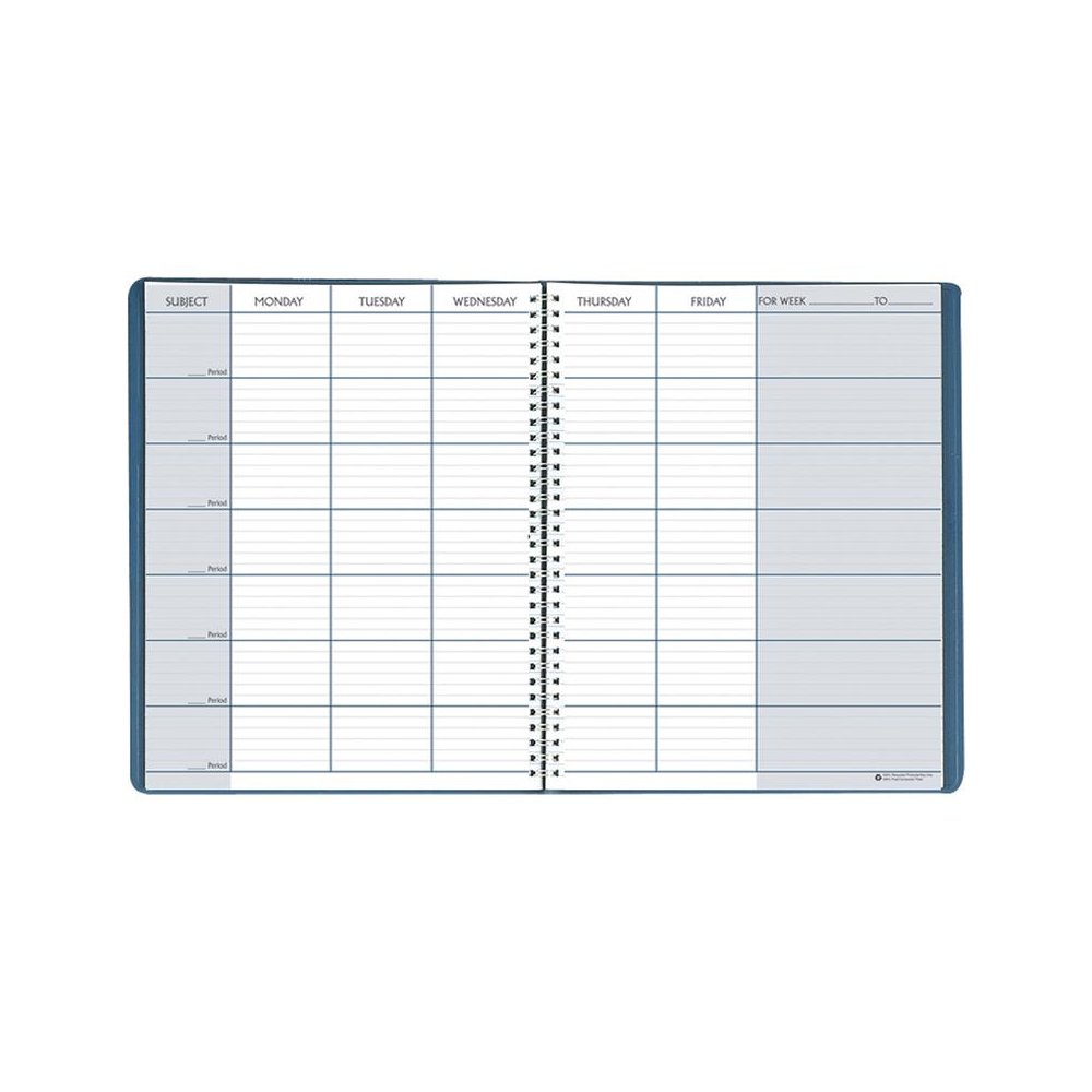 Teachers Planner, Blue, 8-1/2" x 11", Pack of 2. Picture 1
