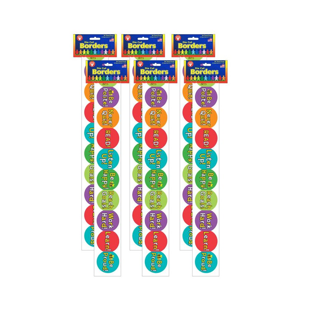 Be Your Best Border, 36 Feet Per Pack, 6 Packs. Picture 1