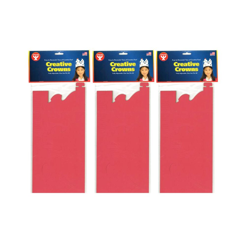 Bright Tag Crowns, 24 Per Pack, 3 Packs. Picture 1