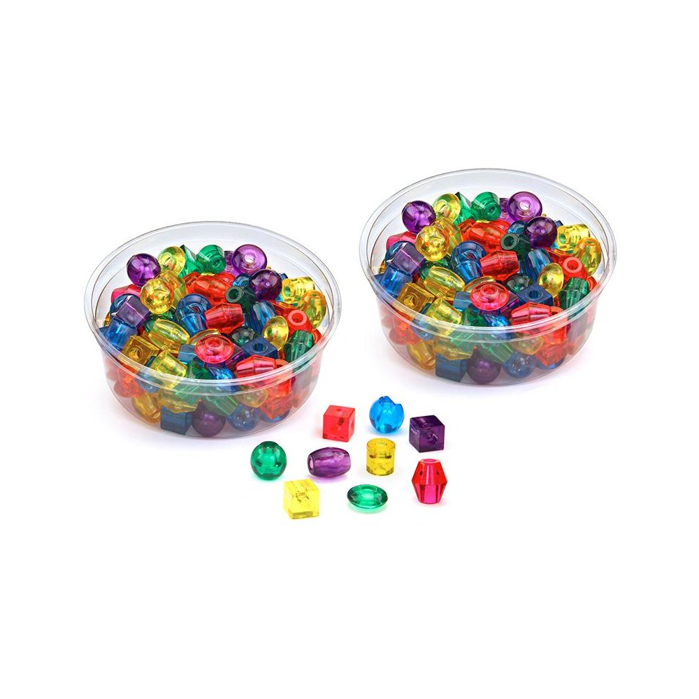 Big Beads, Translucent, 16 oz. Per Pack, 2 Packs. Picture 1
