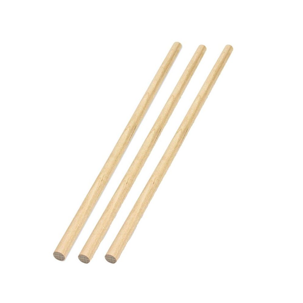 Wood Dowels, 3/8", 25 Per Pack, 3 Packs. Picture 1