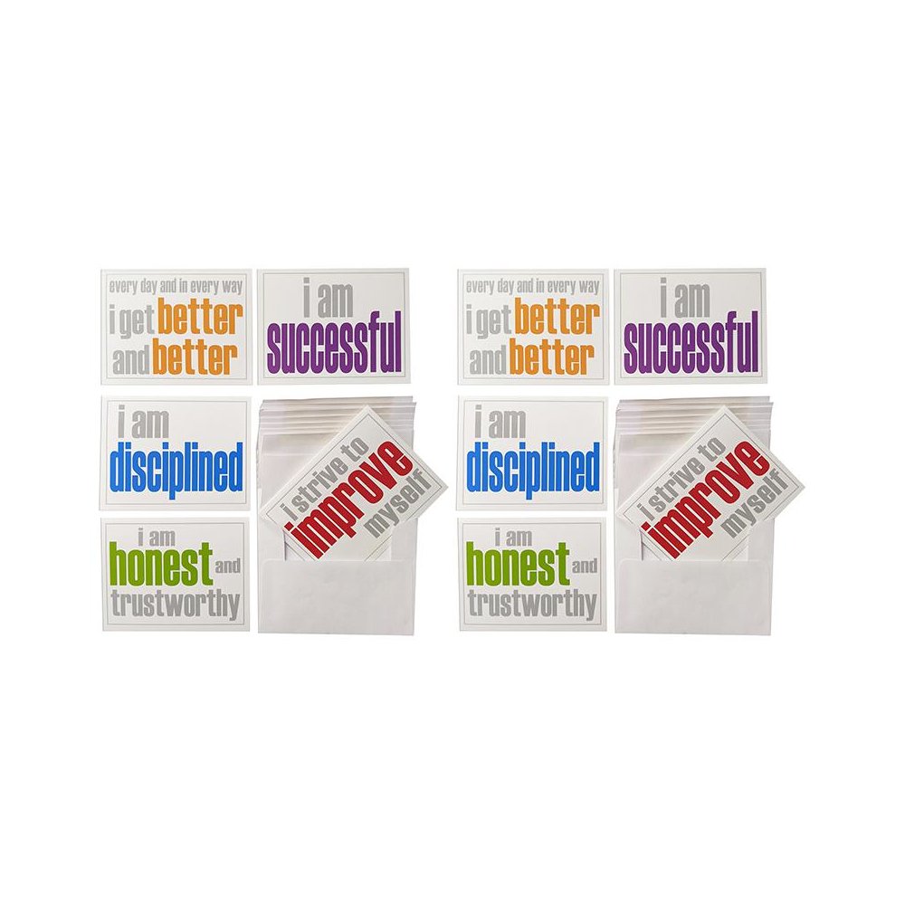 Note Cards with Envelope, Inner Strength Booster Set, 10 Per Set, 2 Sets. Picture 1