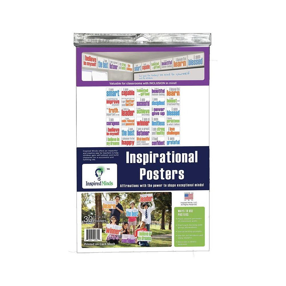 Card Stock Posters, Set of 30, English. Picture 1