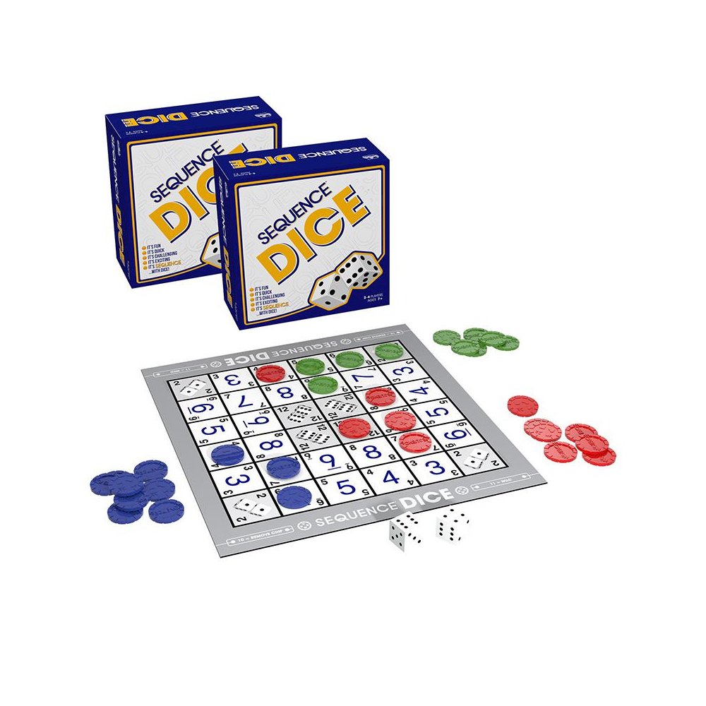 Sequence Dice Game, Pack of 2. Picture 1