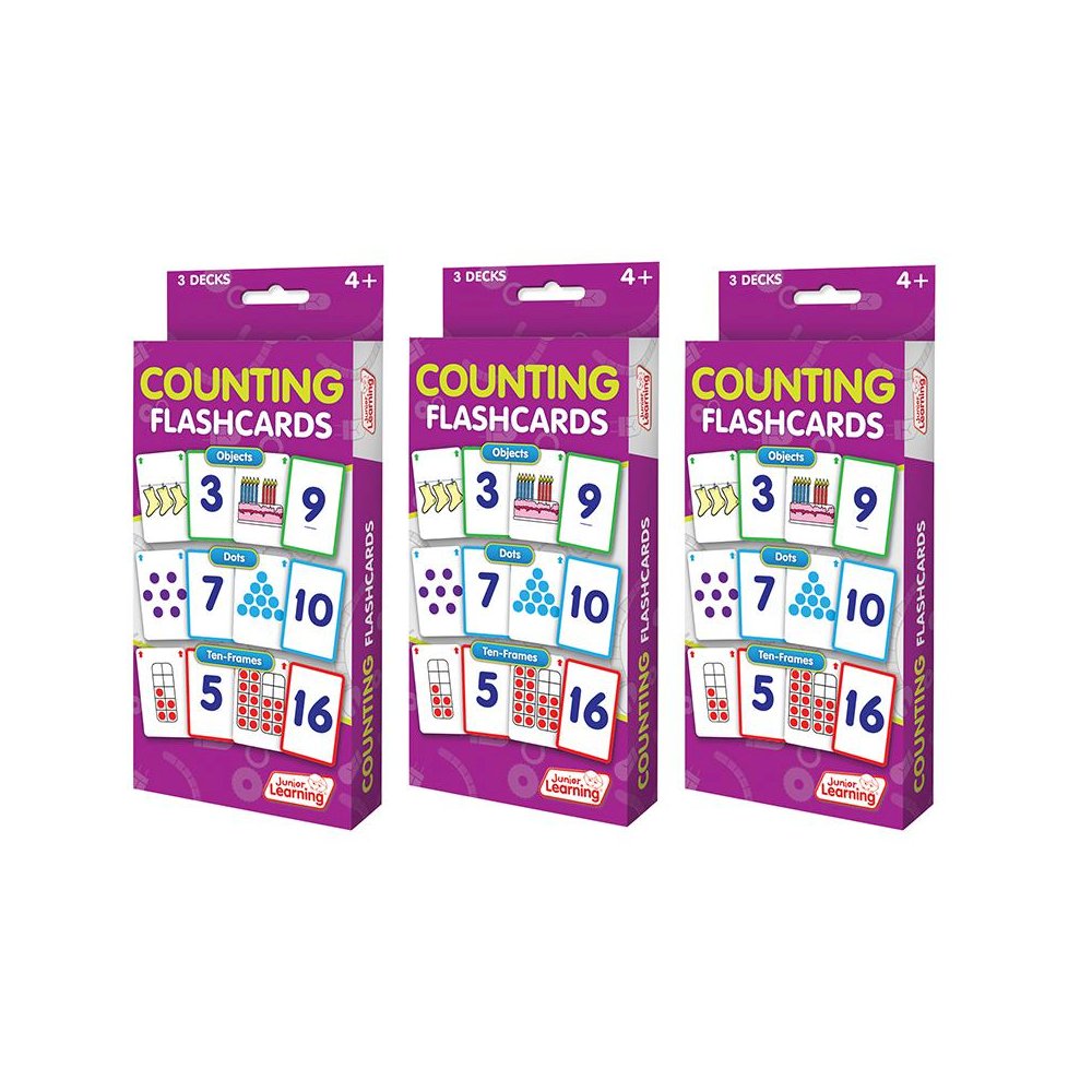 Counting Flashcards, 3 Sets Per Pack, 3 Packs. Picture 1