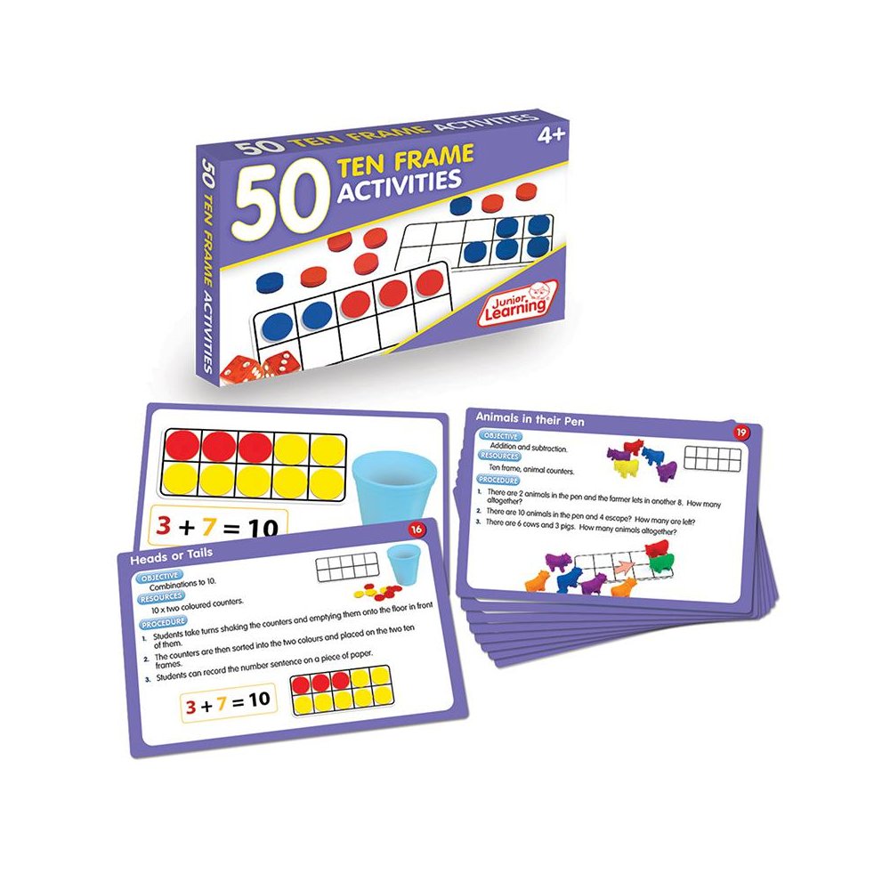 50 TEN FRAME ACTIVITIES. Picture 1