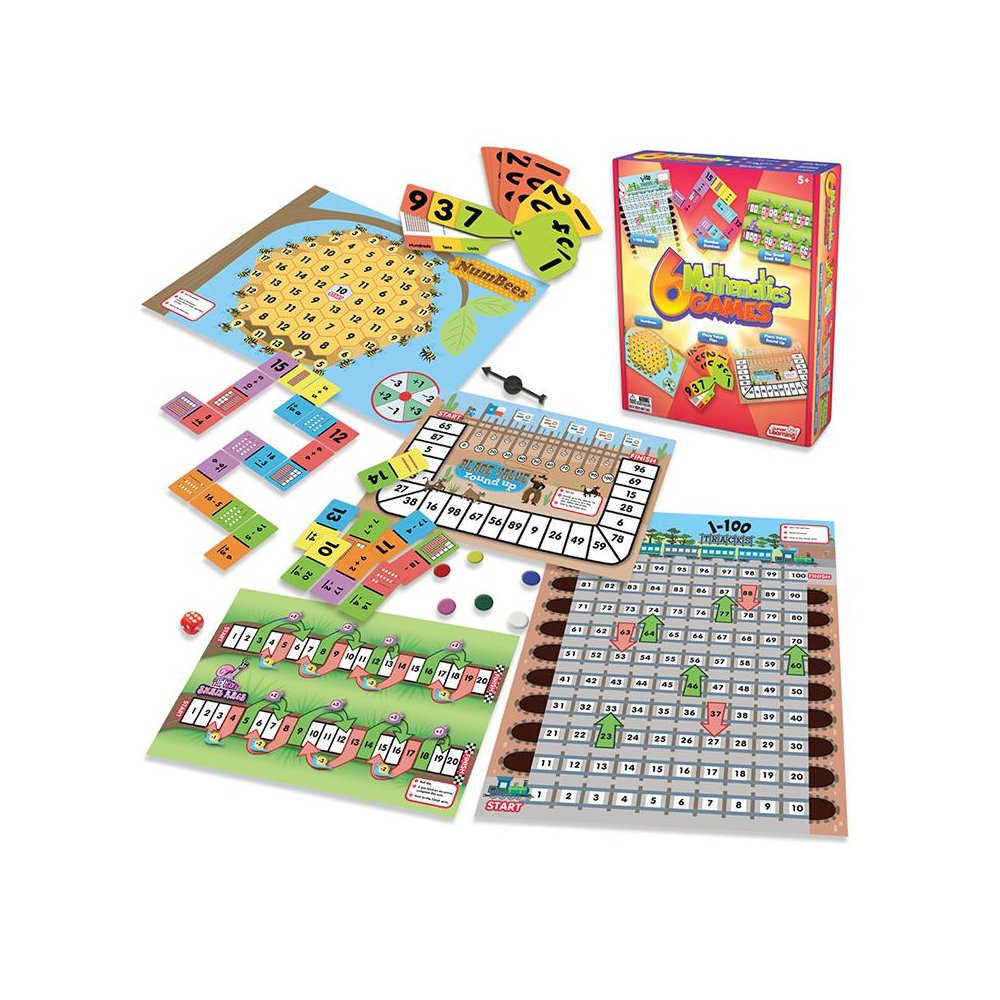 6 MATHEMATICS GAMES. Picture 1