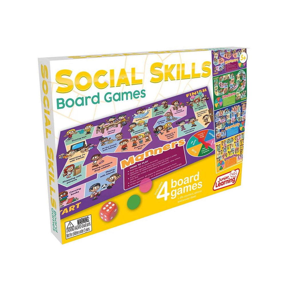 4 Social Skills Board Games. Picture 1