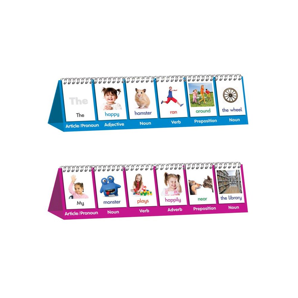 Double-Sided Parts of Speech Flips, Pack of 2. Picture 1
