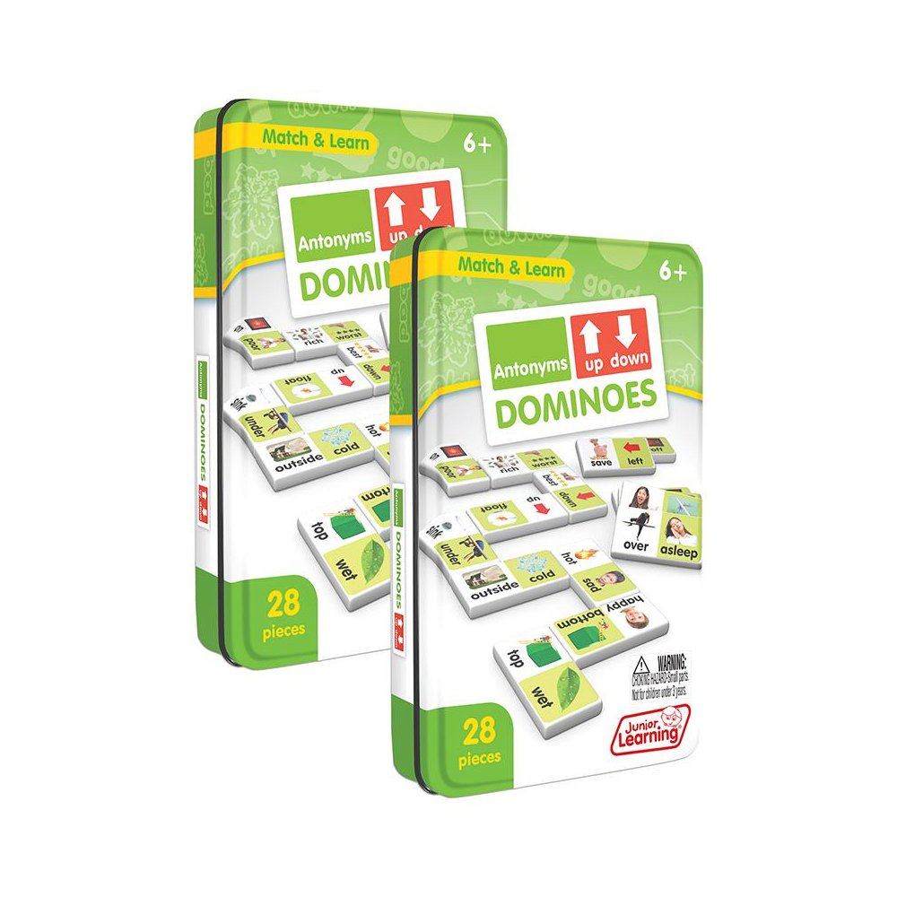 Antonyms Match & Learn Dominoes, Pack of 2. Picture 1