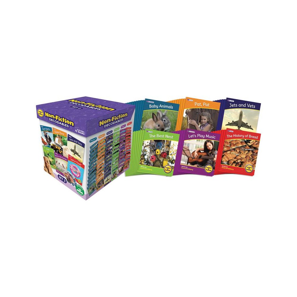 Letters & Sounds Non-Fiction Decodables Boxed Set, Set 2. Picture 1