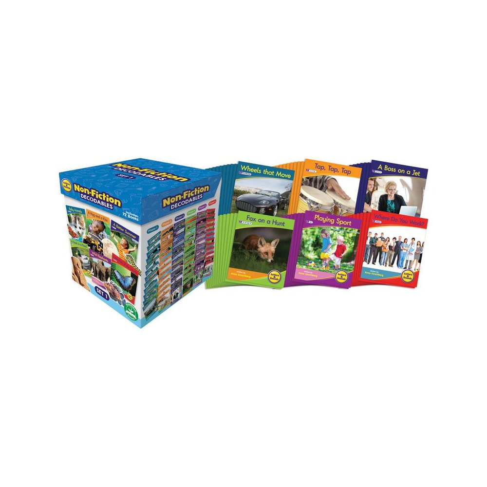 Letters & Sounds Non-Fiction Decodables Boxed Set, Set 1. Picture 1