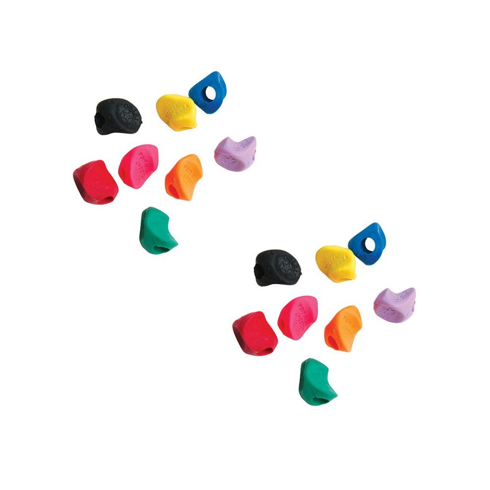 Stetro Pencil Training Grip, Assorted Colors, 36 Per Pack, 2 Packs. Picture 1