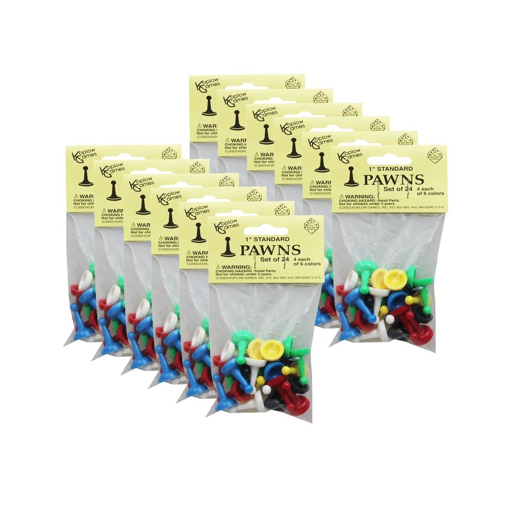 Pawns, 24 Per Pack, 12 Packs. Picture 1