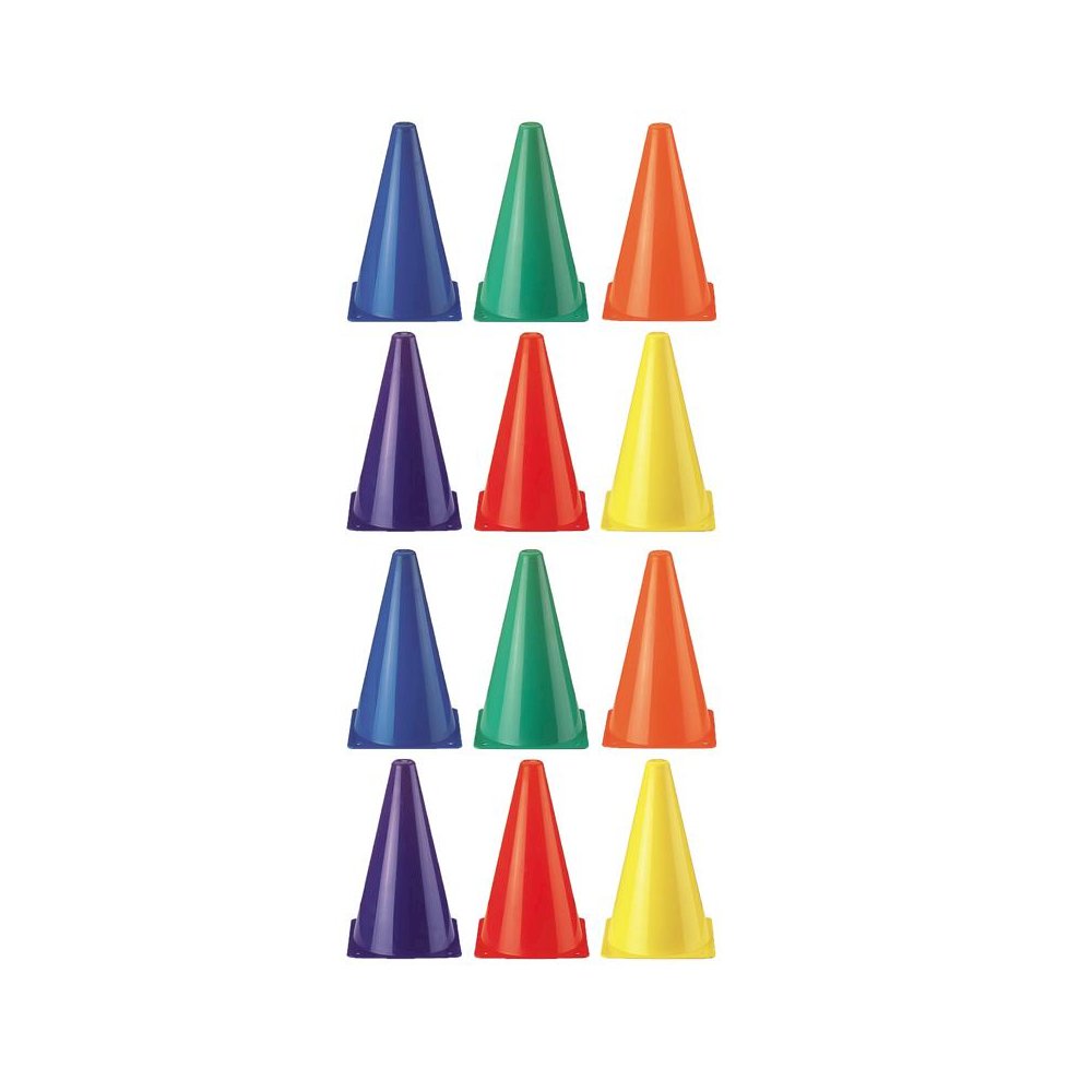 Rainbow Cones, 6 Per Set, 2 Sets. Picture 1