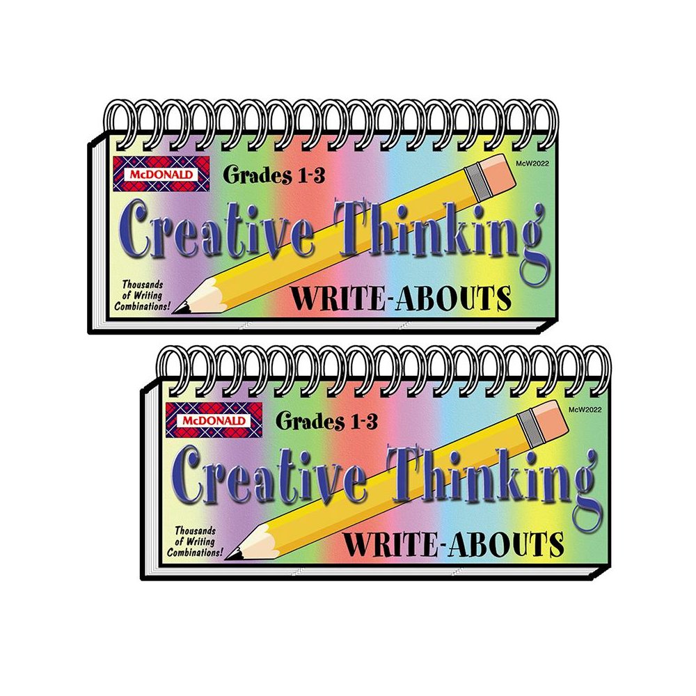 Creative Thinking Write-Abouts, Grade 1-3, Pack of 2. Picture 1