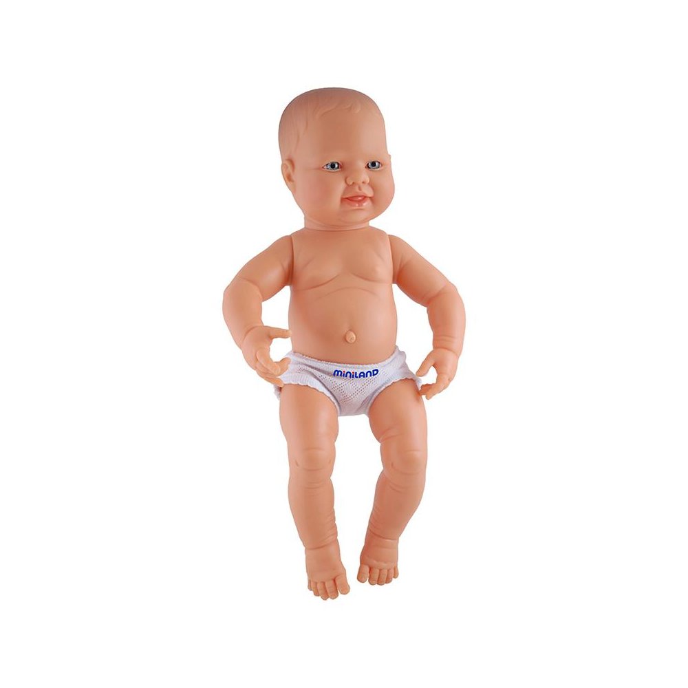 Anatomically Correct Newborn Doll, 15-3/4", Caucasian Boy. Picture 1
