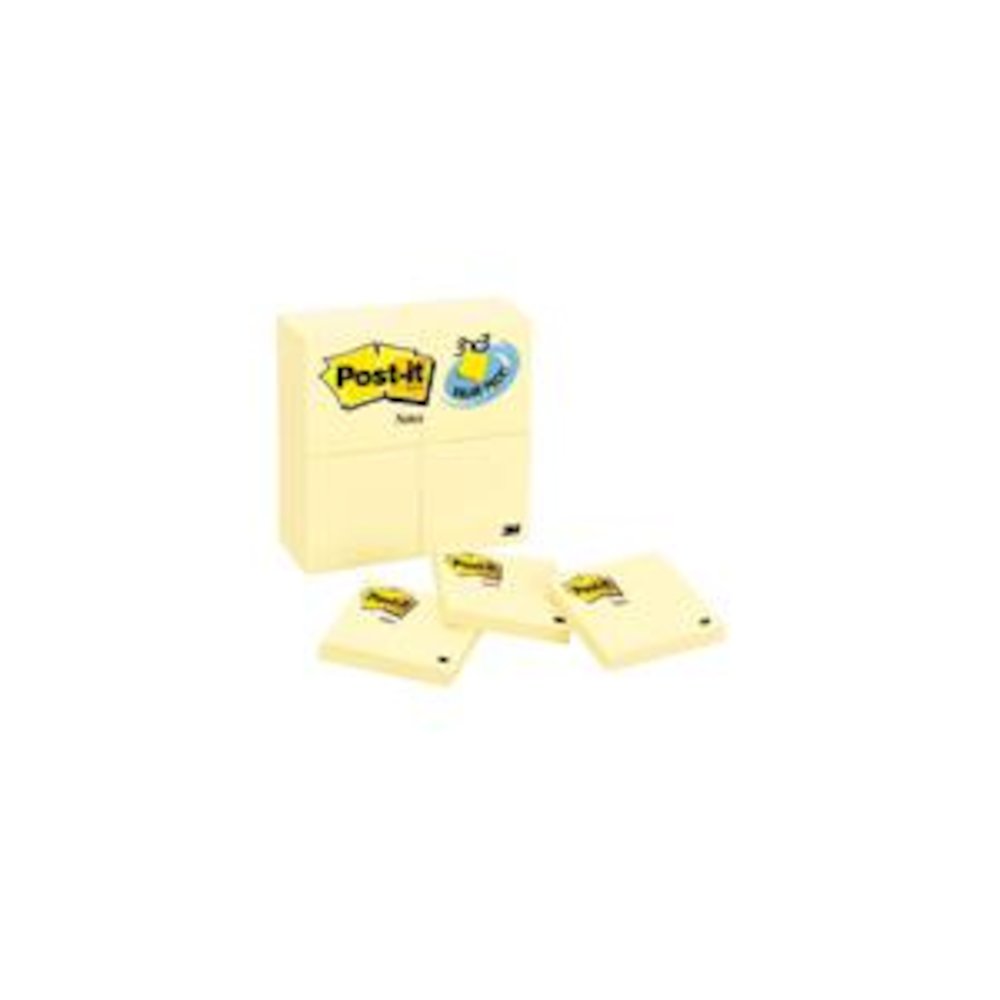 Post-It Notes Value Pk 24 Pads 3X3, Canary Yellow. Picture 2