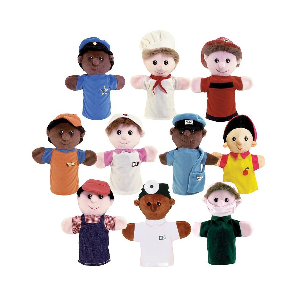 Community Helper Puppets Set Of 10. Picture 1