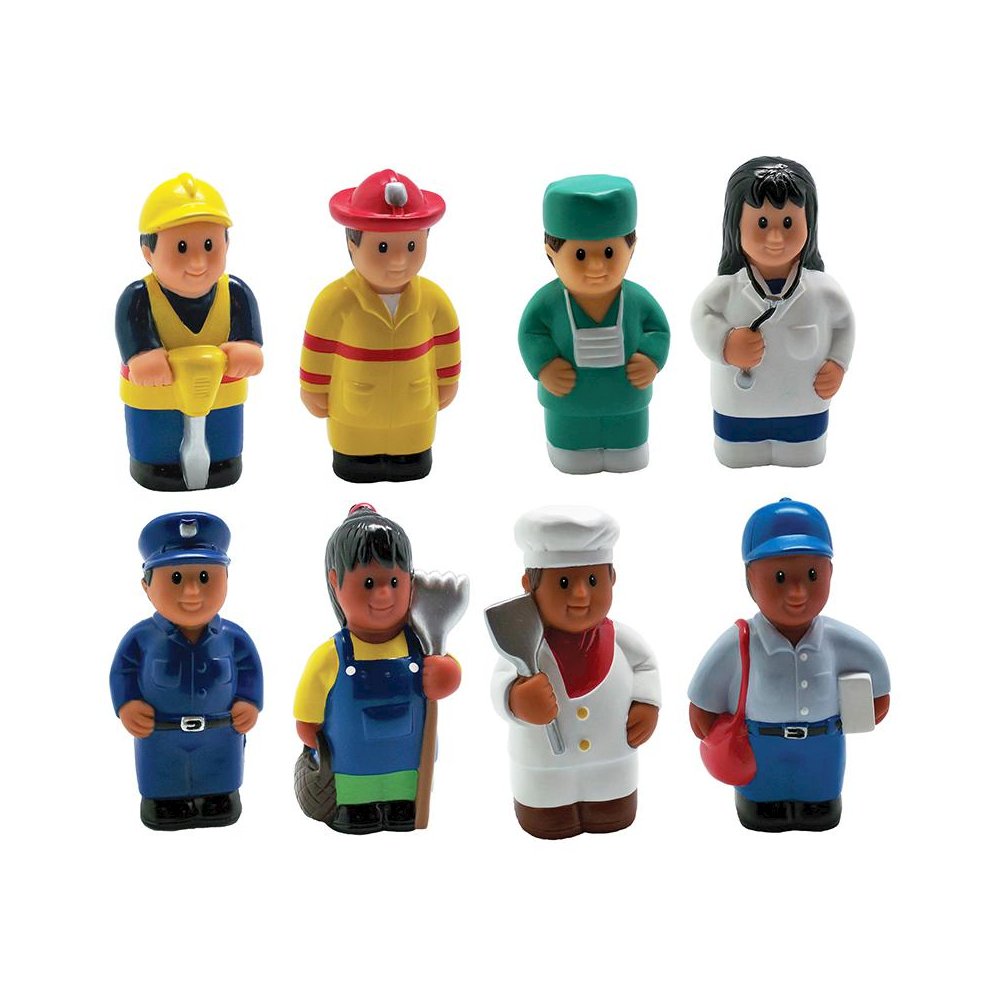 Multicultural Community Helper Fig, Set Of 8. Picture 1