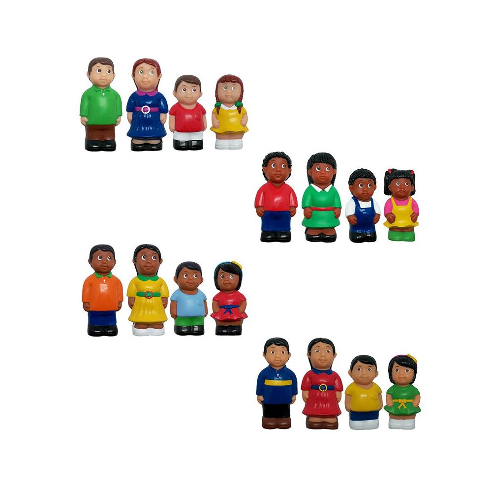 Multicultural Family 4 St Complete, Figures. Picture 1
