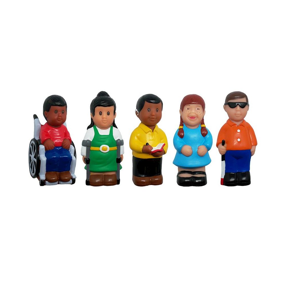 Friends with Disabilities Play Figures. Picture 1