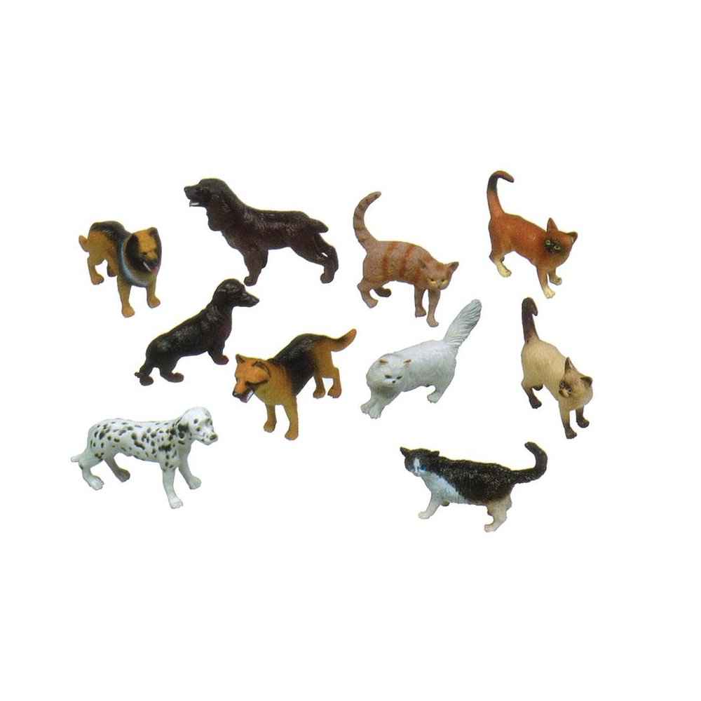 5IN PETS ANIMAL PLAYSET SET OF 10. Picture 1