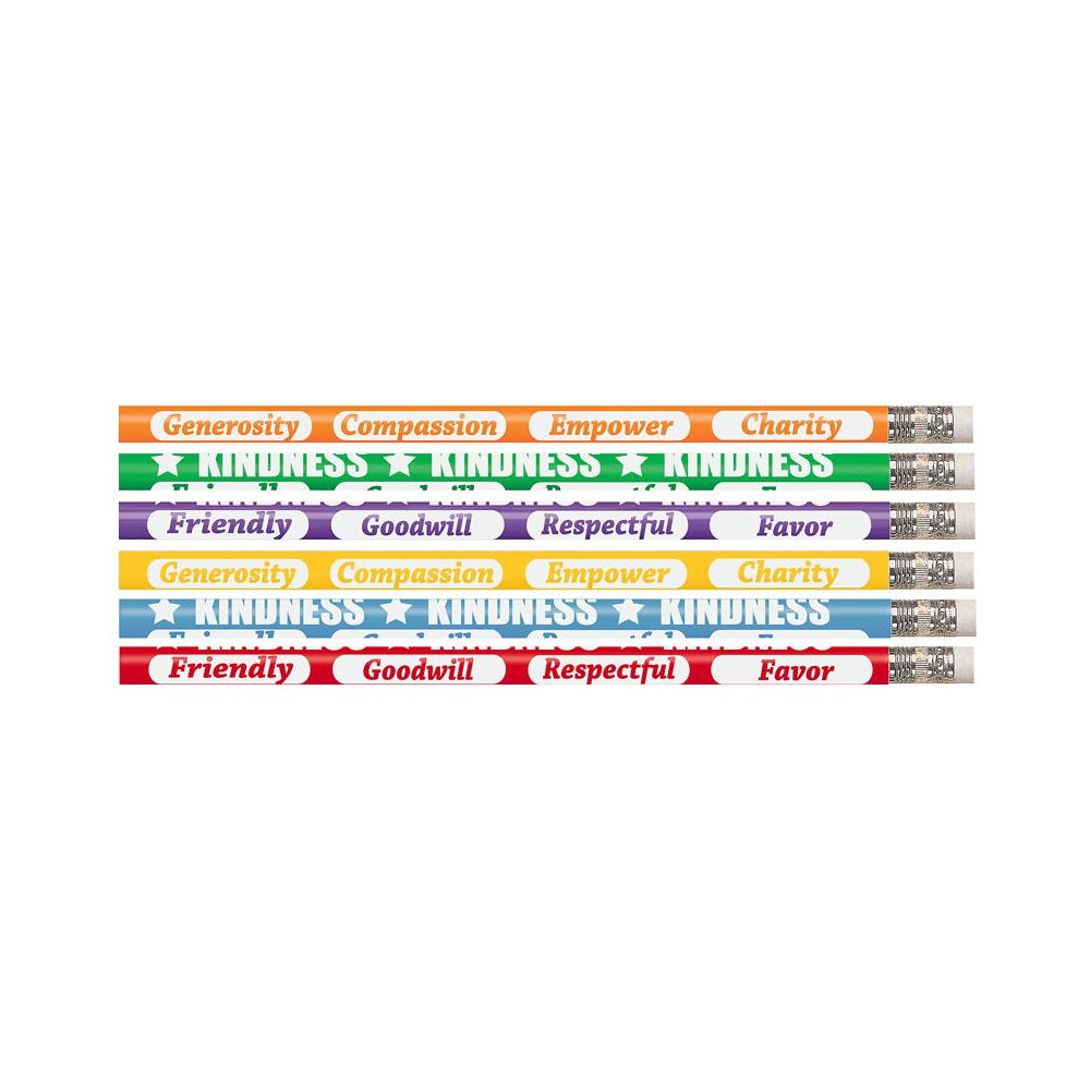 Kindness Kounts Motivational Pencil, 12 Per Pack, 12 Packs. Picture 1