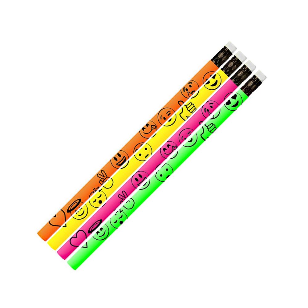 Everyday Emojis Pencil, 12 Per Pack, 12 Packs. Picture 1