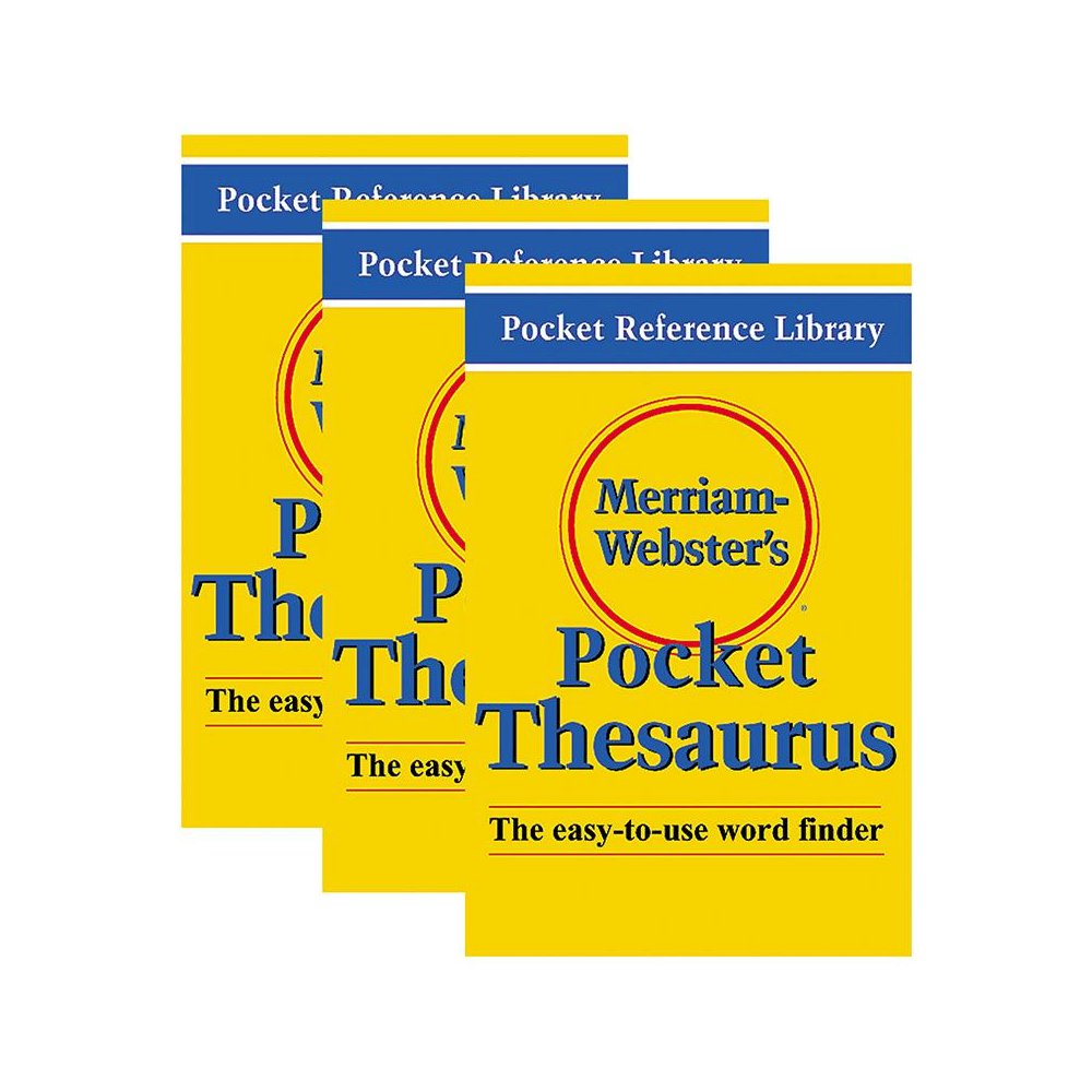 Pocket Thesaurus, Pack of 3. Picture 1