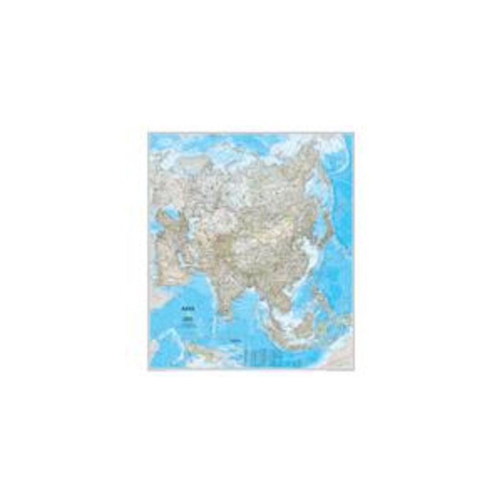 Asia Wall Map 34 X 38. Picture 2