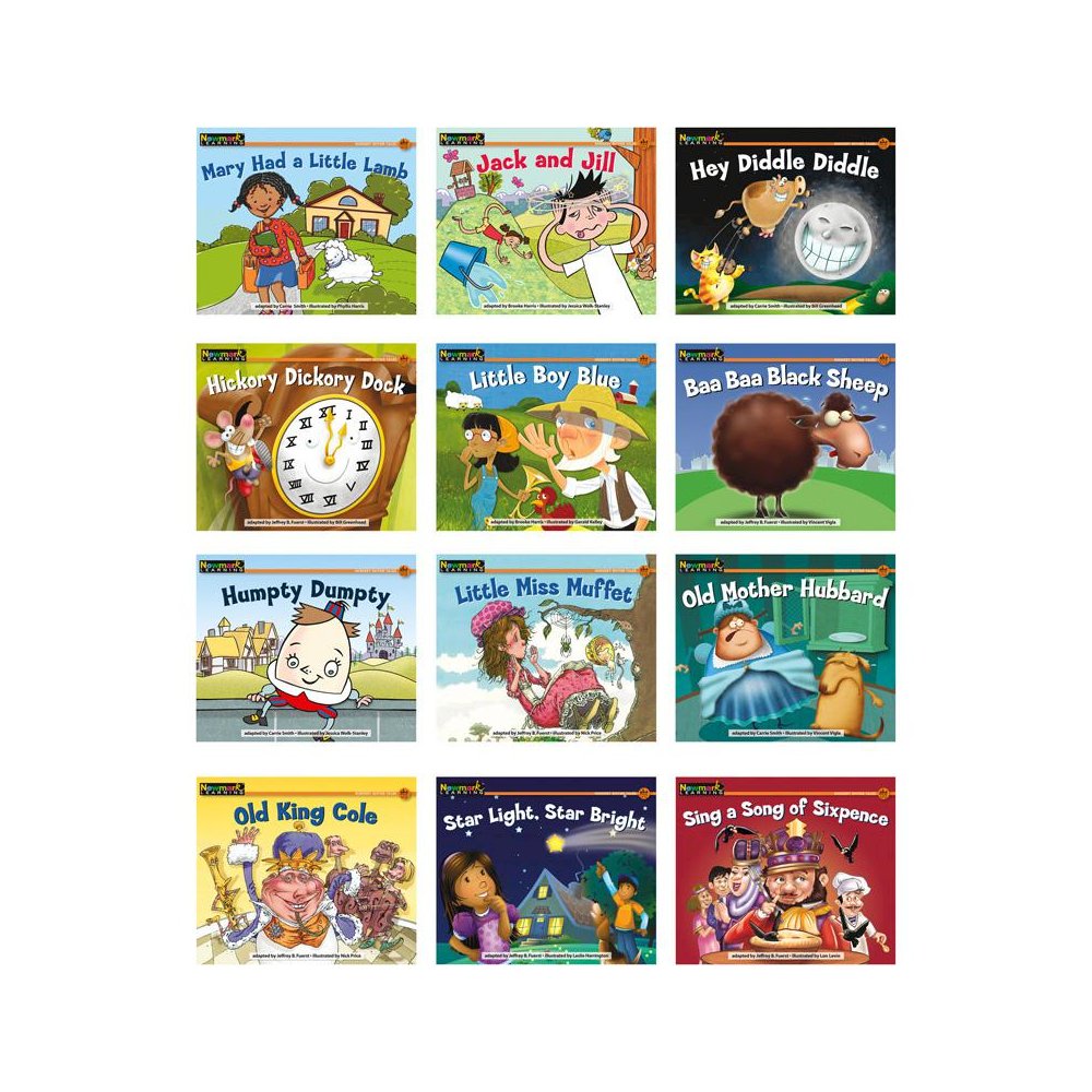 Nursery Rhyme Tales Content-Area Leveled Reader, English, Set of 12. Picture 1