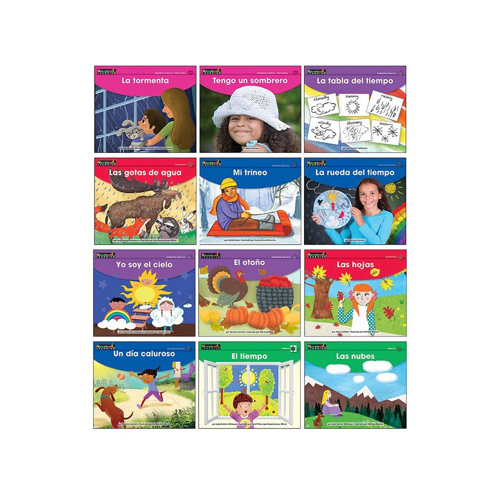 Early Rising Readers Weather Theme Set, Spanish. Picture 1