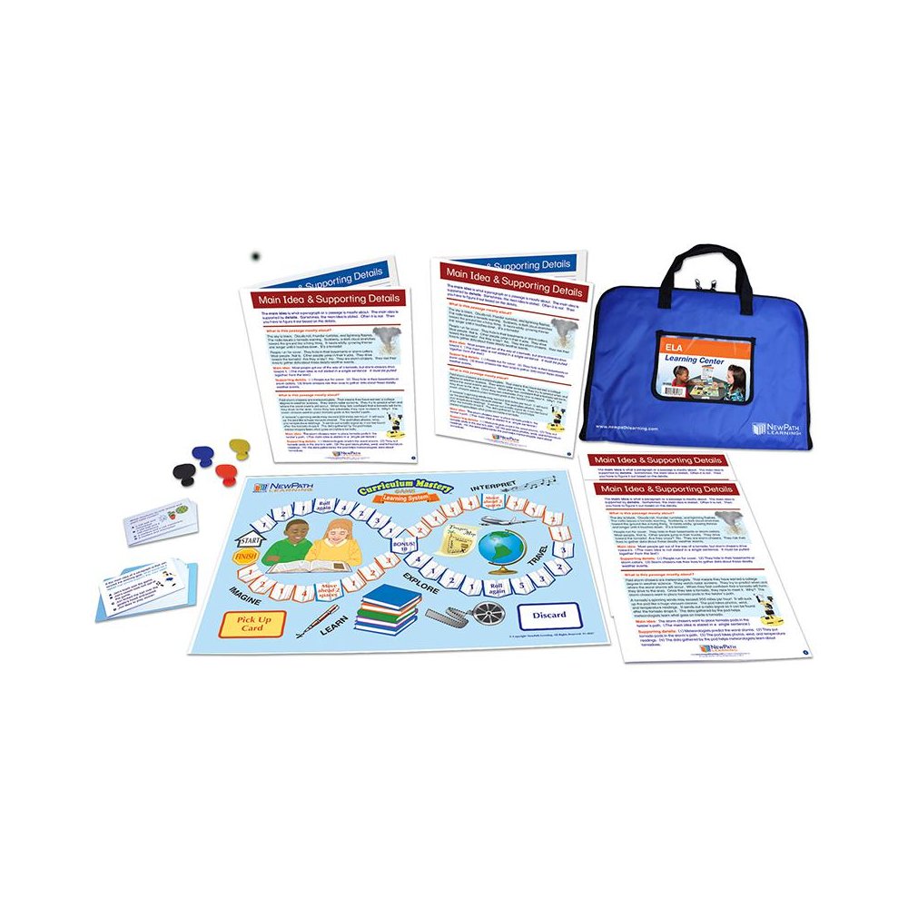 Main Idea and Supporting Details Learning Center, Grade 3-5. Picture 1