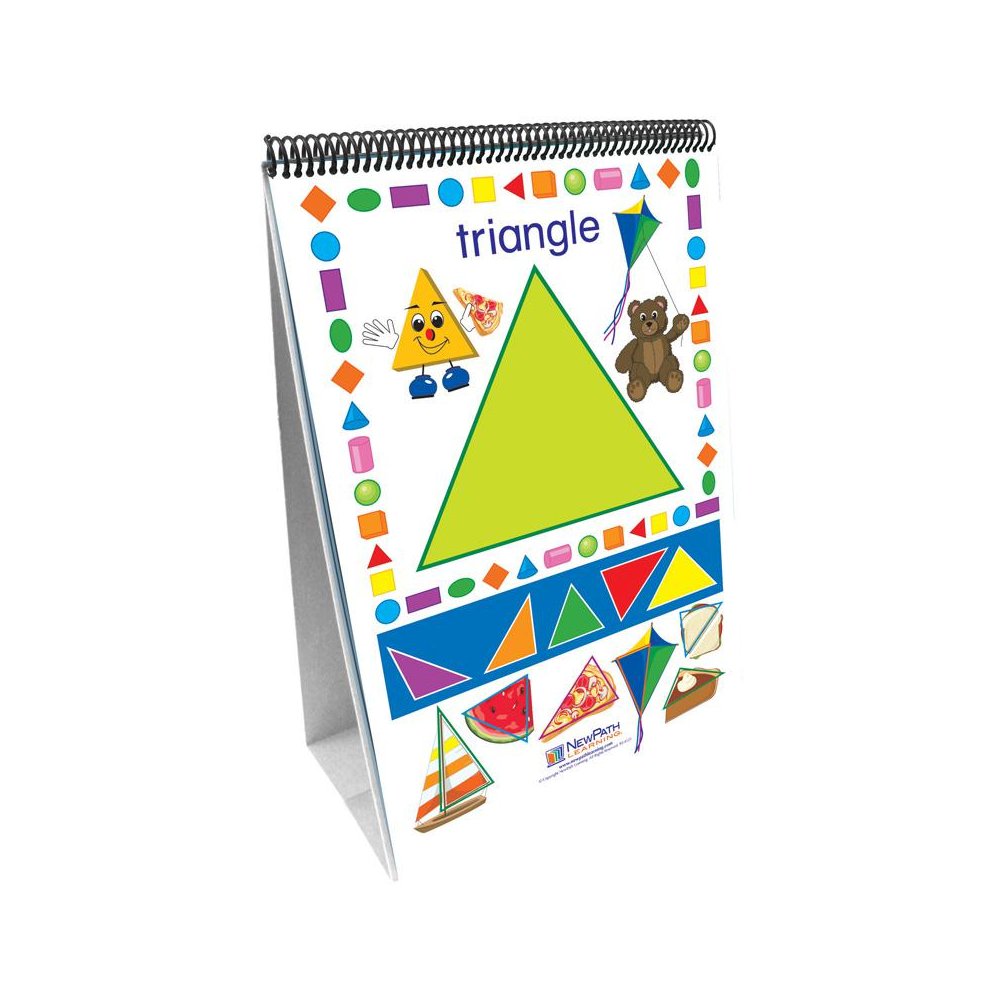 Exploring Shapes 10 Double Sided, Curriculum Mastery Flip Charts. Picture 1