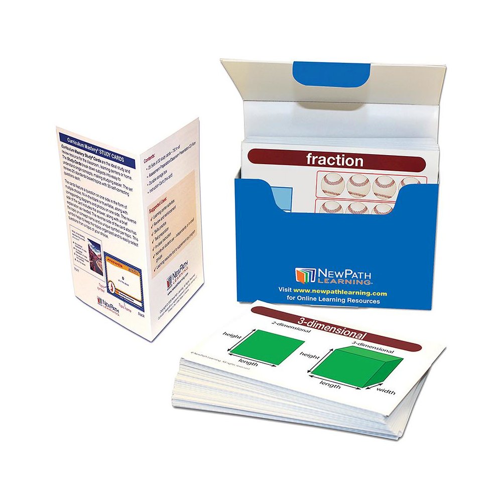 Math Vocabulary Flash Cards, Grades 1-2. Picture 1