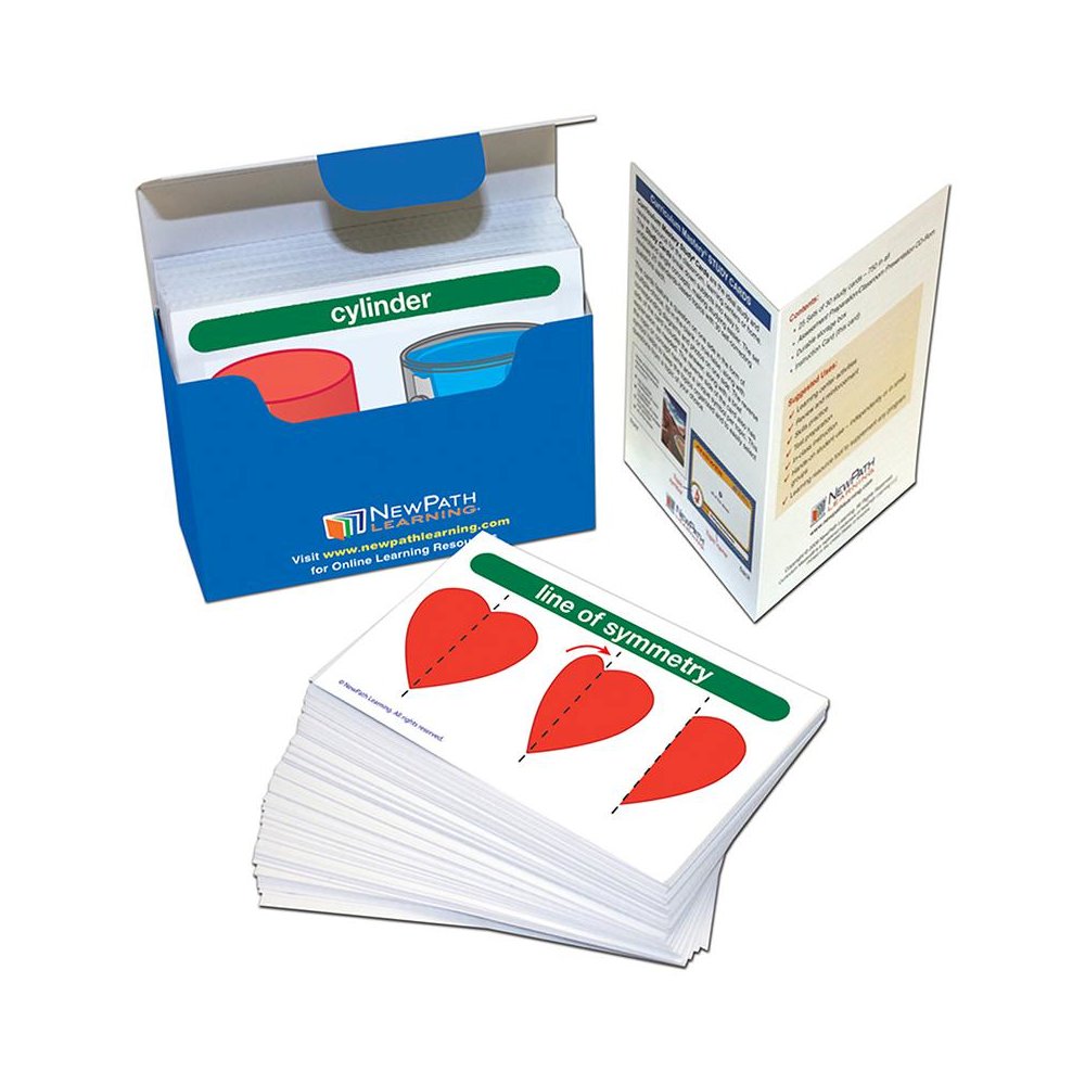 Math Vocabulary Flash Cards, Grades 3-5. Picture 1