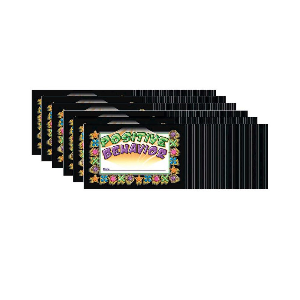 Positive Behavior Punch Cards, 36 Per Pack, 6 Packs. Picture 1