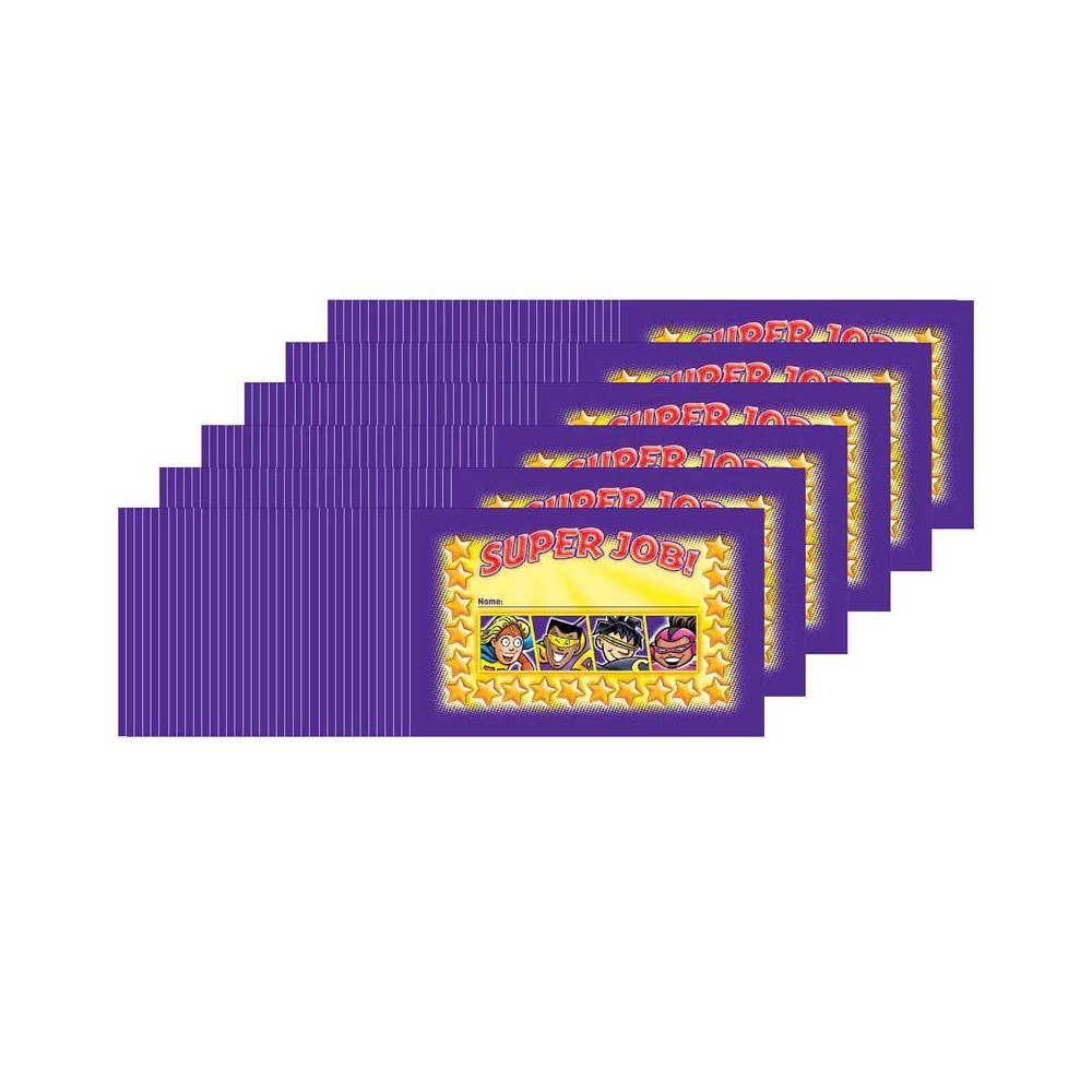 Superheroes Incentive Punch Cards, 36 Per Pack, 6 Packs. Picture 1