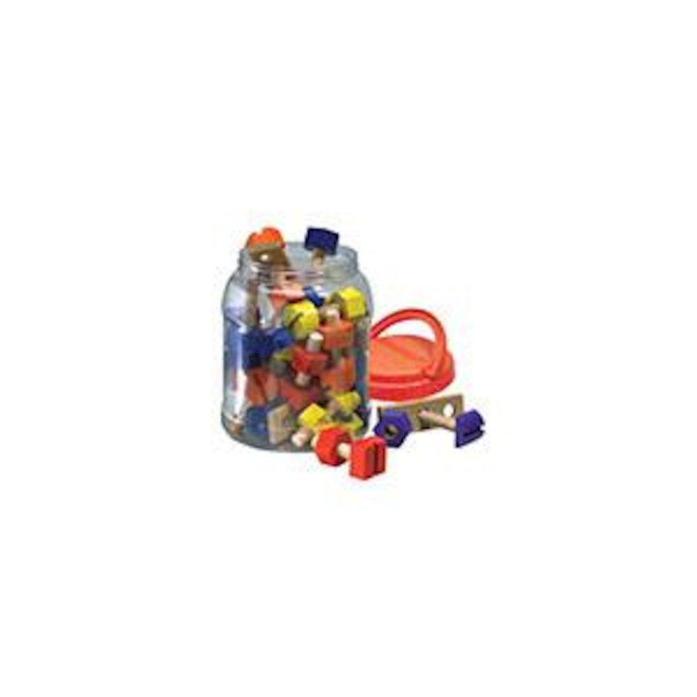 NUTS & BOLTS WOODEN 38CT. Picture 2