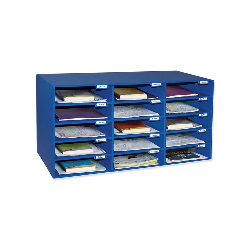Mail Box - 15 Mail Slots Blue. Picture 1