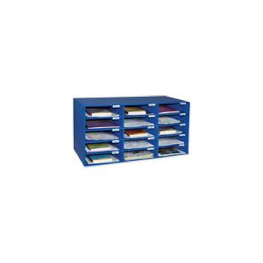 Mail Box - 15 Mail Slots Blue. Picture 2