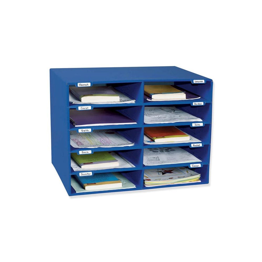 Mail Box - 10 Mail Slots Blue. Picture 1