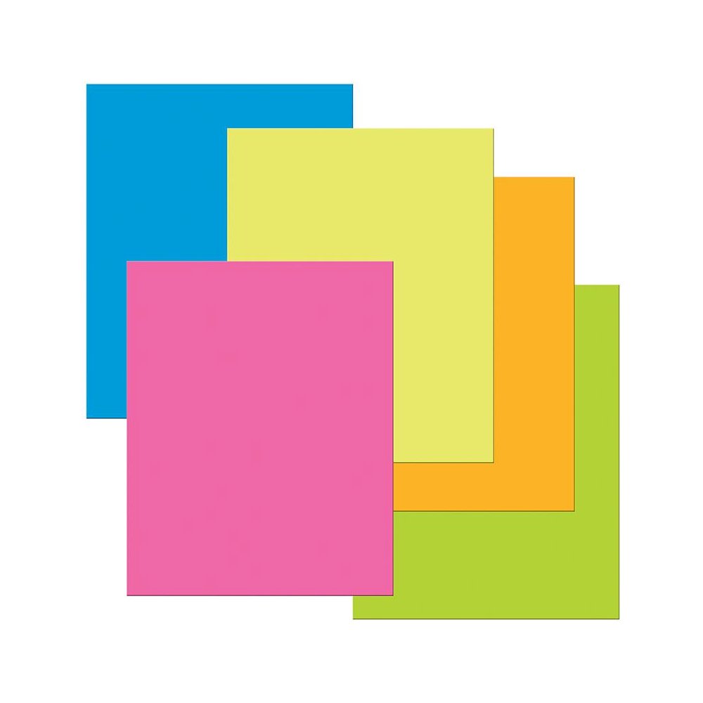 Heavy Poster Board Neon Assort 25Pk. Picture 1