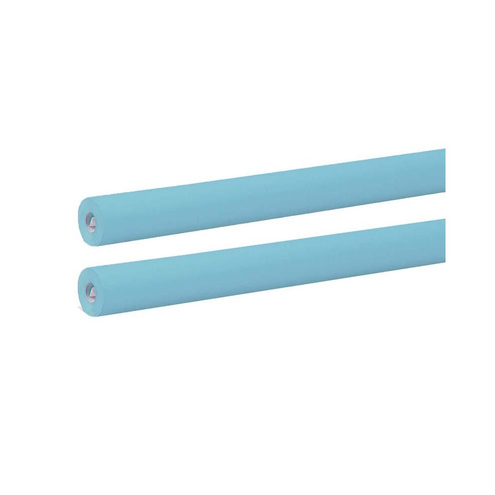 Bulletin Board Art Paper, Lite Blue, 24" x 60', 2 Rolls. Picture 1