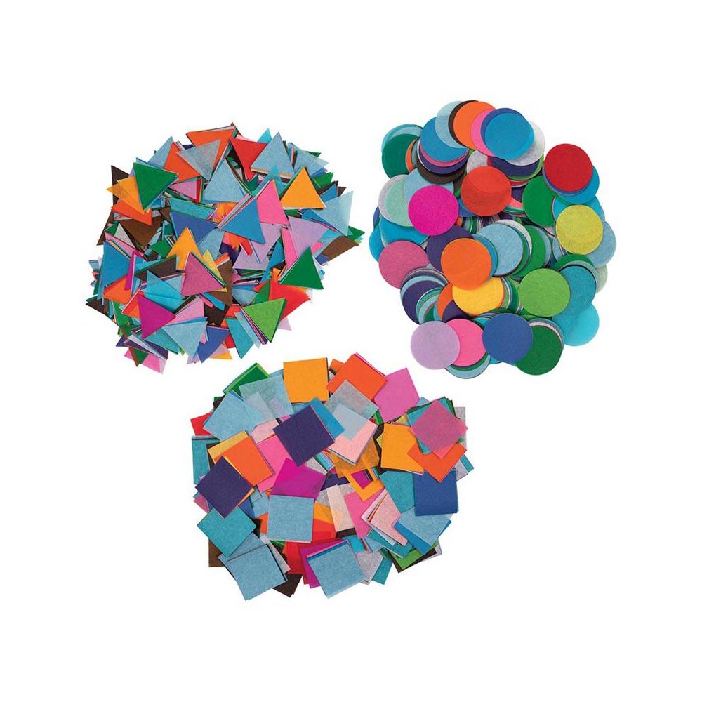 Bleeding Tissue Shapes Assortment, 25 Assorted Sizes & Shapes, 500 grams. Picture 1
