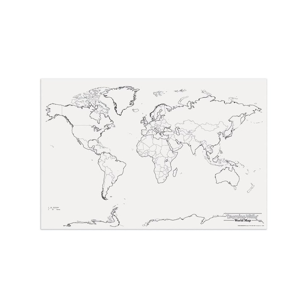 GIANT WORLD MAP 48IN X 72IN. Picture 1