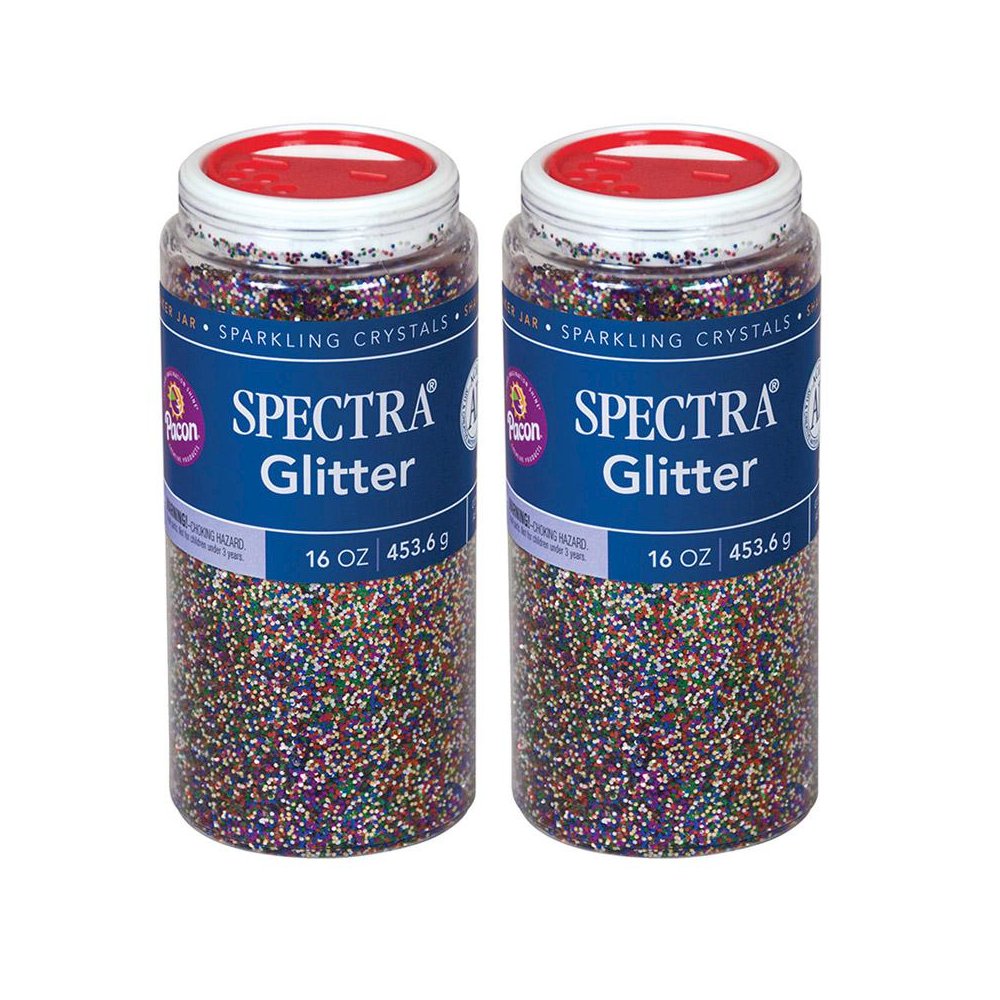 Glitter, Multicolor, 1 lb. Per Jar, 2 Jars. Picture 1