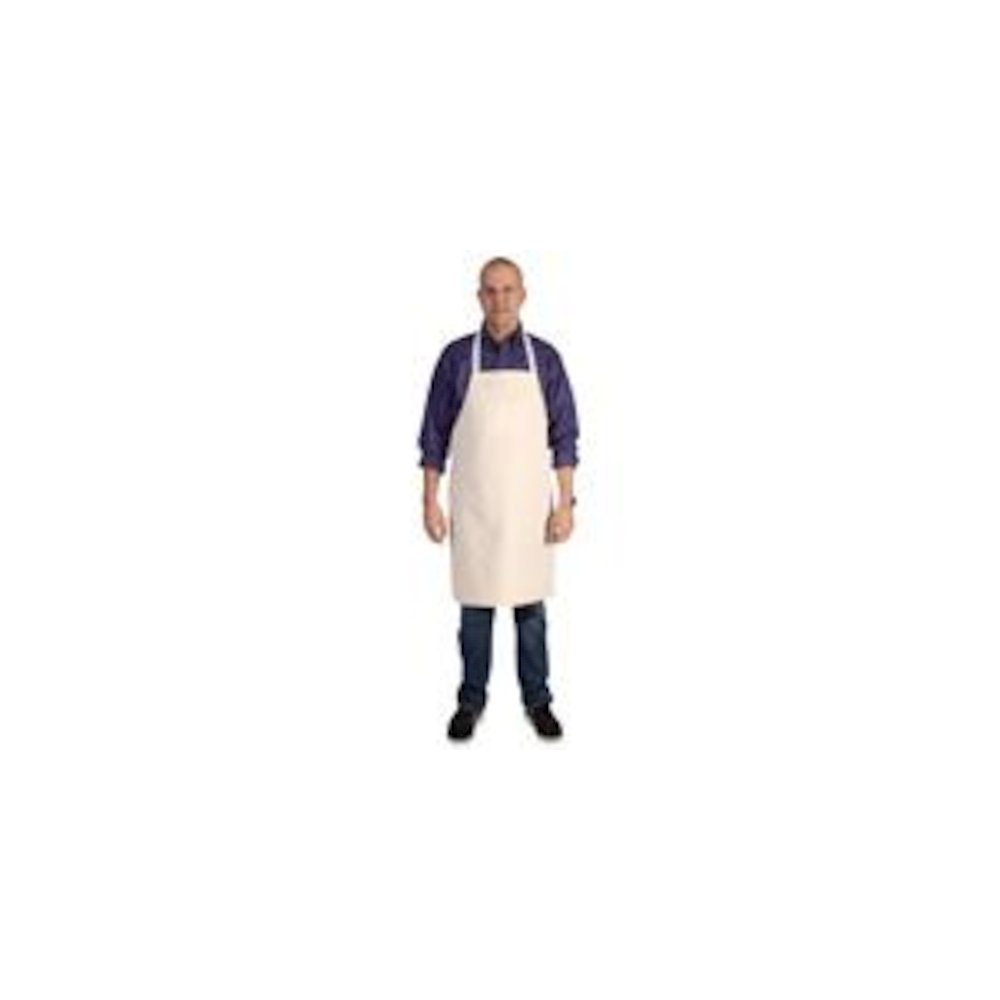 Full Length Adult Cotton Apron, Tan, 34" x 24", 1 Piece. Picture 2